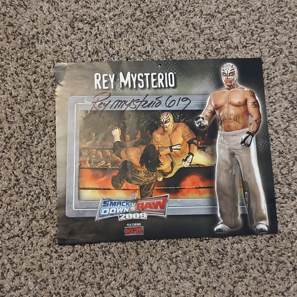 Rey Mysterio Signed Autograph Magazine Pic